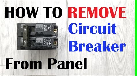 remove circuit breaker from youtube